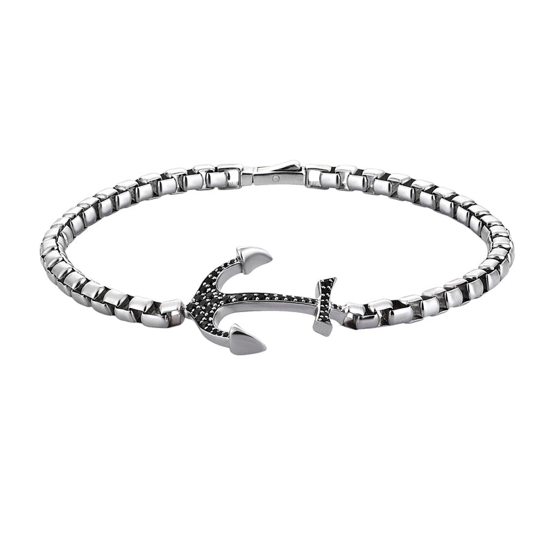 Stainless Steel Sailor Bracelet for Men Set With Anchor Pendant, Nautical  Bracelet, Men's Jewelry, Men's Silver Bracelet, Boyfriend Gift, - Etsy | Anchor  bracelet men, Bracelets for men, Stainless steel chain bracelet